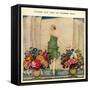 1920s UK Fashion and Flowers Magazine Plate-null-Framed Stretched Canvas