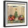 1920s UK Fashion and Flowers Magazine Plate-null-Framed Giclee Print