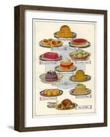 1920s UK Food Magazine Plate-null-Framed Giclee Print