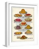 1920s UK Food Magazine Plate-null-Framed Giclee Print