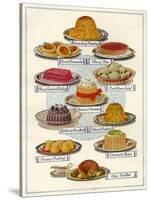 1920s UK Food Magazine Plate-null-Stretched Canvas