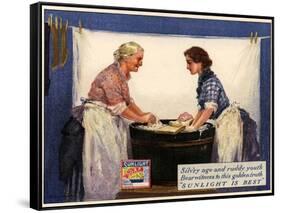 1920s UK Sunlight Soap Magazine Advertisement-null-Framed Stretched Canvas