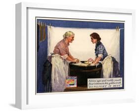 1920s UK Sunlight Soap Magazine Advertisement-null-Framed Giclee Print