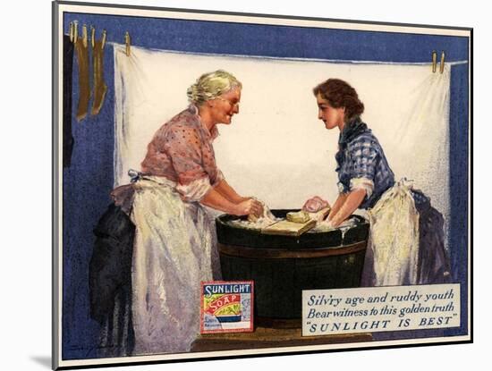 1920s UK Sunlight Soap Magazine Advertisement-null-Mounted Giclee Print