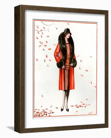 1920s UK the Queen Magazine Cover (Detail)-null-Framed Giclee Print