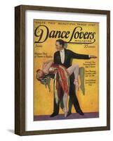 1920s USA Dance Lovers Magazine Cover-null-Framed Giclee Print