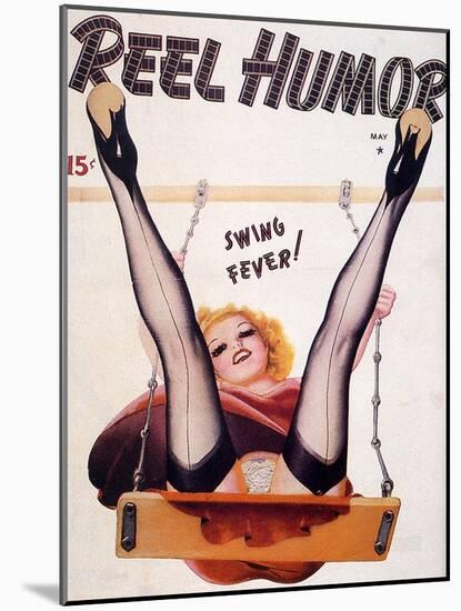 1920s USA Reel Humour Magazine Cover-null-Mounted Giclee Print