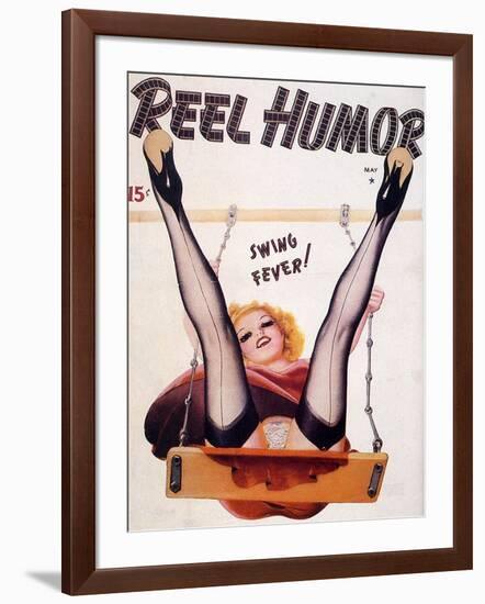 1920s USA Reel Humour Magazine Cover-null-Framed Giclee Print