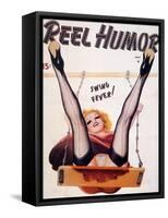 1920s USA Reel Humour Magazine Cover-null-Framed Stretched Canvas
