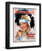 1920s USA Screen Book Magazine Cover-null-Framed Premium Giclee Print