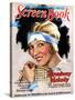 1920s USA Screen Book Magazine Cover-null-Stretched Canvas