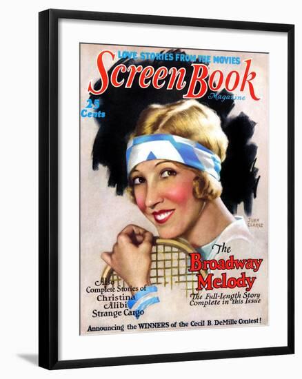 1920s USA Screen Book Magazine Cover-null-Framed Giclee Print