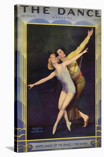 1920s USA The Dance Magazine Cover-null-Stretched Canvas