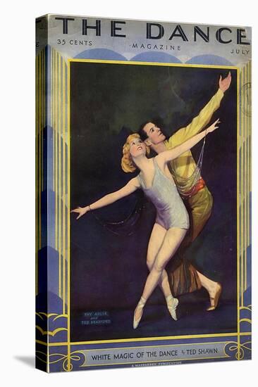 1920s USA The Dance Magazine Cover-null-Stretched Canvas