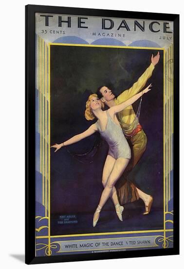 1920s USA The Dance Magazine Cover-null-Framed Giclee Print