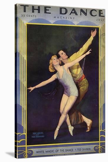 1920s USA The Dance Magazine Cover-null-Stretched Canvas