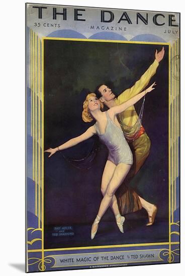 1920s USA The Dance Magazine Cover-null-Mounted Giclee Print