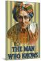 1920s USA The Man Who Knows Poster-null-Mounted Giclee Print