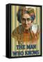 1920s USA The Man Who Knows Poster-null-Framed Stretched Canvas
