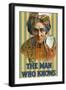 1920s USA The Man Who Knows Poster-null-Framed Giclee Print