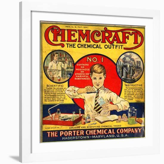 1920s USA The Porter Chemical Company Magazine Advertisement-null-Framed Giclee Print