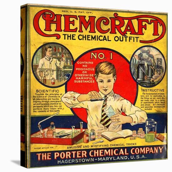 1920s USA The Porter Chemical Company Magazine Advertisement-null-Stretched Canvas
