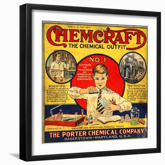 1920s USA The Porter Chemical Company Magazine Advertisement-null-Framed Giclee Print