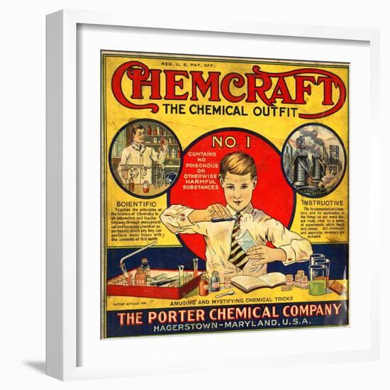 1920s USA The Porter Chemical Company Magazine Advertisement-null-Framed Giclee Print