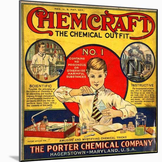 1920s USA The Porter Chemical Company Magazine Advertisement-null-Mounted Giclee Print