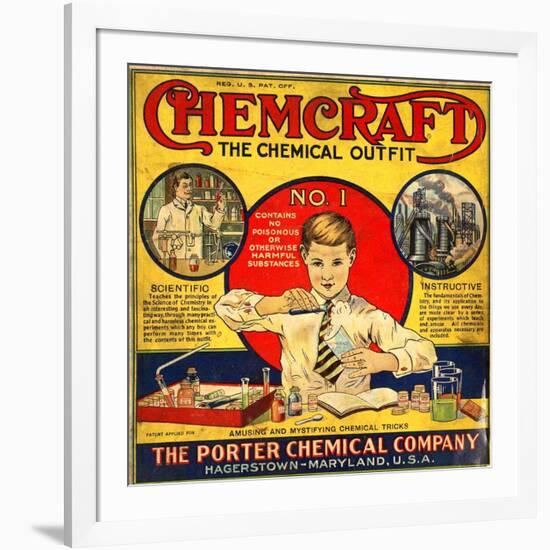 1920s USA The Porter Chemical Company Magazine Advertisement-null-Framed Giclee Print