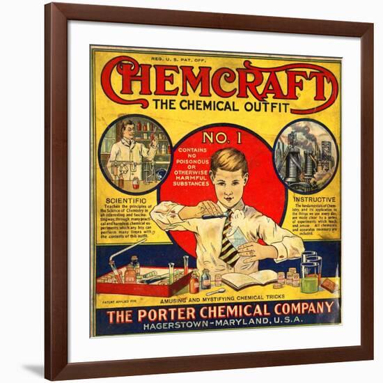 1920s USA The Porter Chemical Company Magazine Advertisement-null-Framed Giclee Print