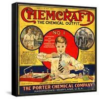 1920s USA The Porter Chemical Company Magazine Advertisement-null-Framed Stretched Canvas