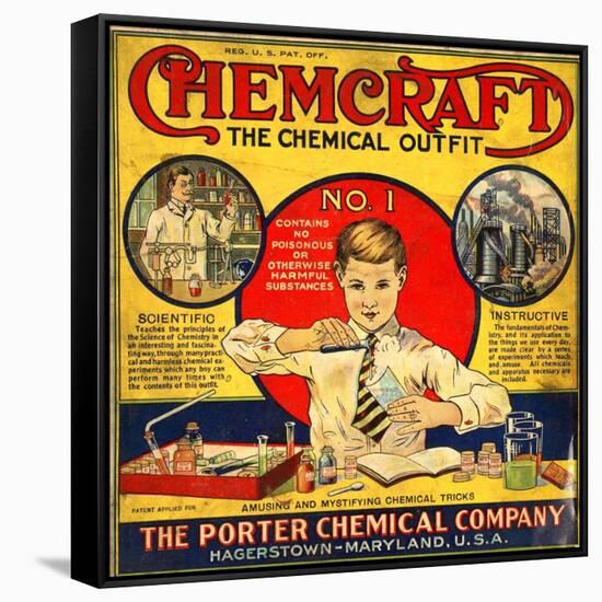 1920s USA The Porter Chemical Company Magazine Advertisement-null-Framed Stretched Canvas