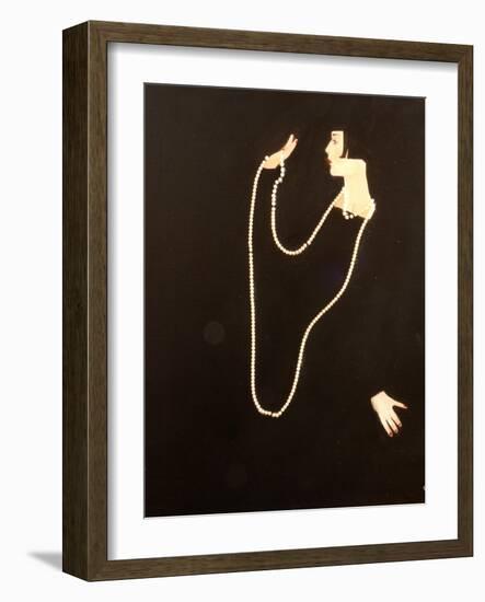 1920s Women Swinging Pearls, 2016-Susan Adams-Framed Giclee Print
