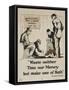 1920s YMCA Personal Finance Poster-null-Framed Stretched Canvas