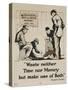 1920s YMCA Personal Finance Poster-null-Stretched Canvas