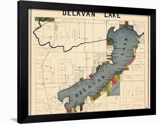 1921, Delavan Lake, Wisconsin, United States-null-Framed Giclee Print