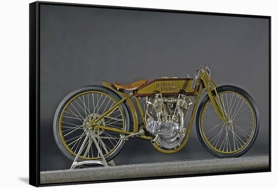 1921 Harley Davidson Board Track Racer-S. Clay-Framed Stretched Canvas