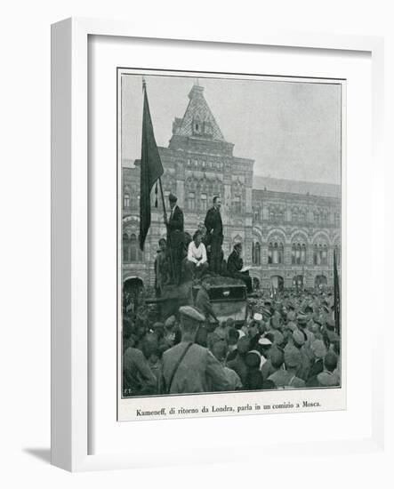 1921, Kamenev Speaks-null-Framed Photographic Print