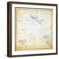 1921, Kern County Midway and McKittrick Oil Fields, California, United States-null-Framed Giclee Print