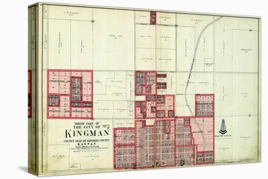 1921, Kingman - North, Kansas, United States-null-Stretched Canvas