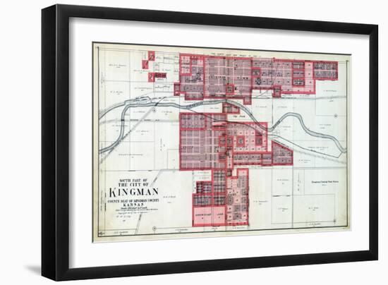 1921, Kingman - South, Kansas, United States-null-Framed Giclee Print