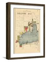 1921, Williams Bay - West, Wisconsin, United States-null-Framed Giclee Print