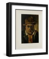 1922- Autoportrait-Maurice De Vlaminck-Framed Collectable Print