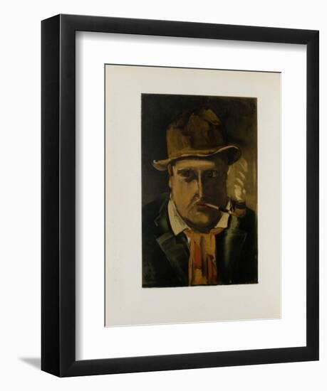 1922- Autoportrait-Maurice De Vlaminck-Framed Collectable Print