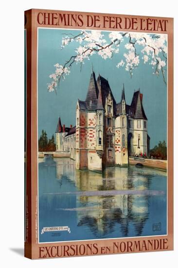1922 Excursions Normandie-null-Stretched Canvas