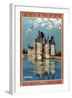 1922 Excursions Normandie-null-Framed Giclee Print