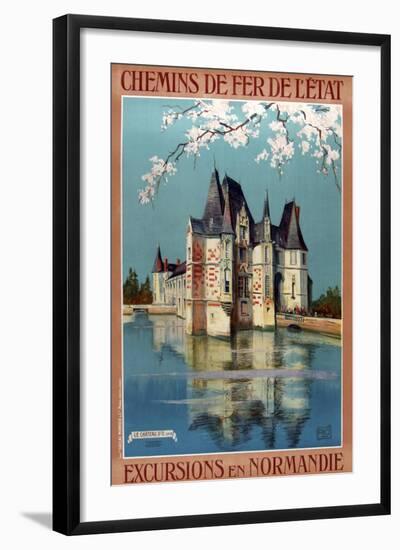 1922 Excursions Normandie-null-Framed Giclee Print