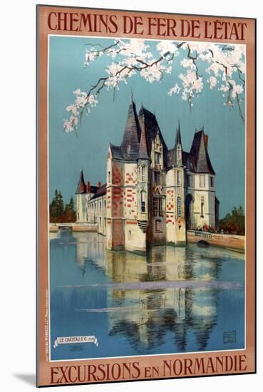 1922 Excursions Normandie-null-Mounted Giclee Print