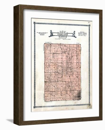 1922, Oakland Township, Nebraska, United States-null-Framed Giclee Print